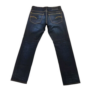 G-STAR RAW 3301 STRAIGHT MEN'S JEANS size W34 L32 Western Style Dark Denim